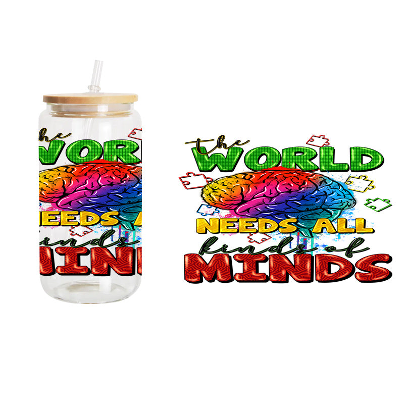 The World Needs / UV DTF Transfer 6” Width 4” Height (DD-8)