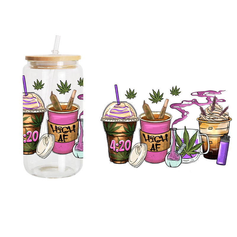 Infused Drinks / UV DTF Transfer 6” Width 4” Height