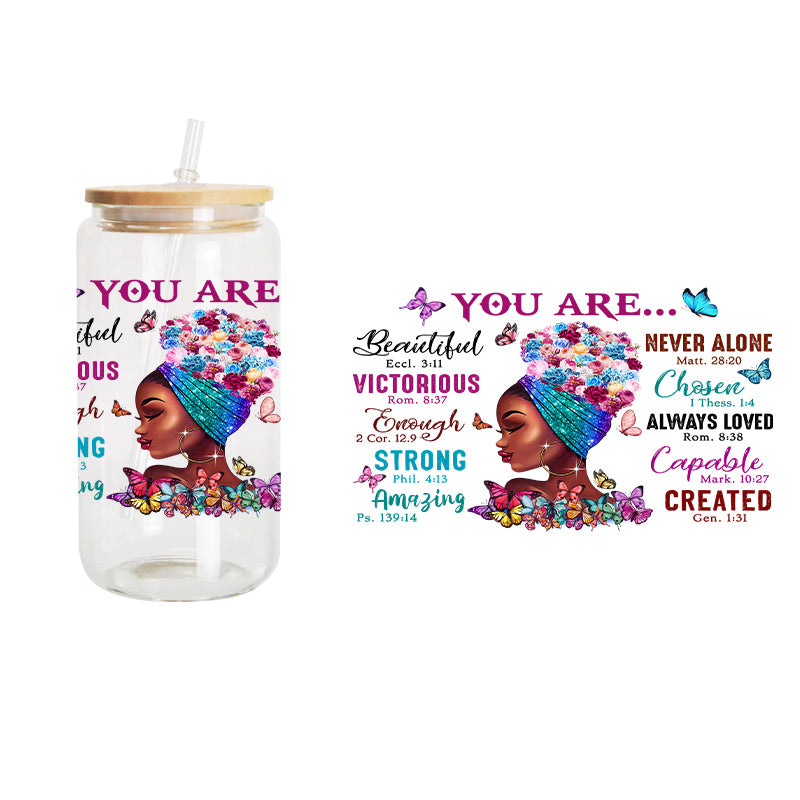 You are purple / UV DTF Transfer 6”Width 4” Height (GG16)