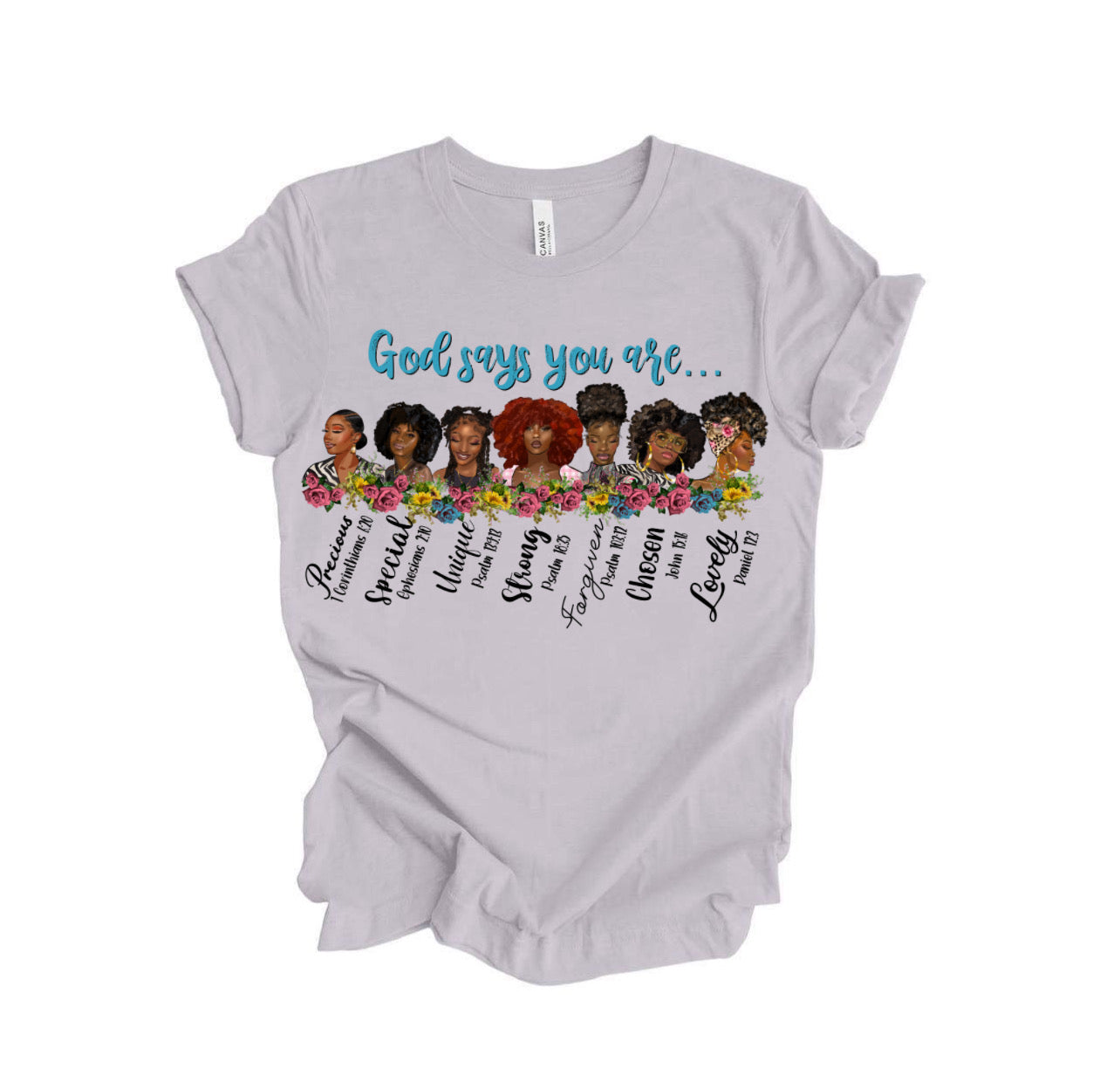 God Says Ladies / 10” Width DTF Transfer (G-23)