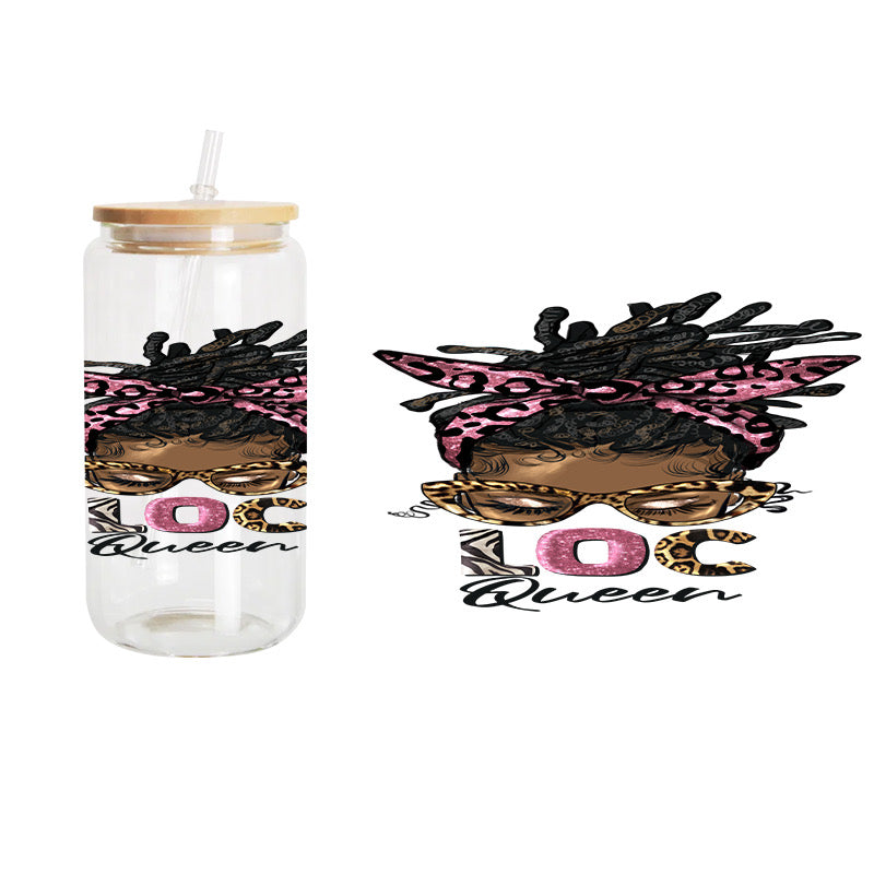 Loc Queen / UV DTF Transfer 6” Width 4” Height (LL-6)