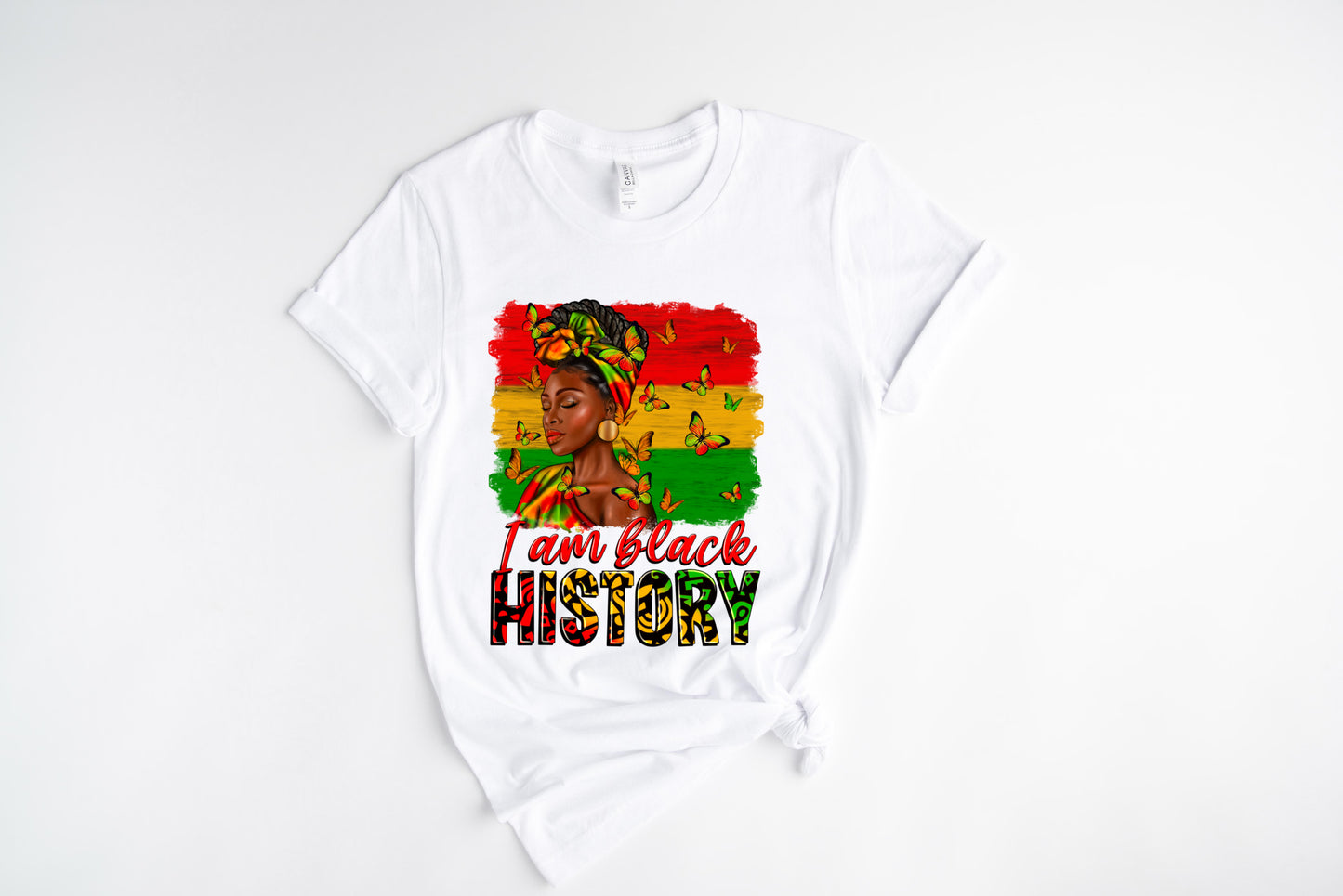 I Am Black History Lady / 10” Width DTF Transfer (K-8)