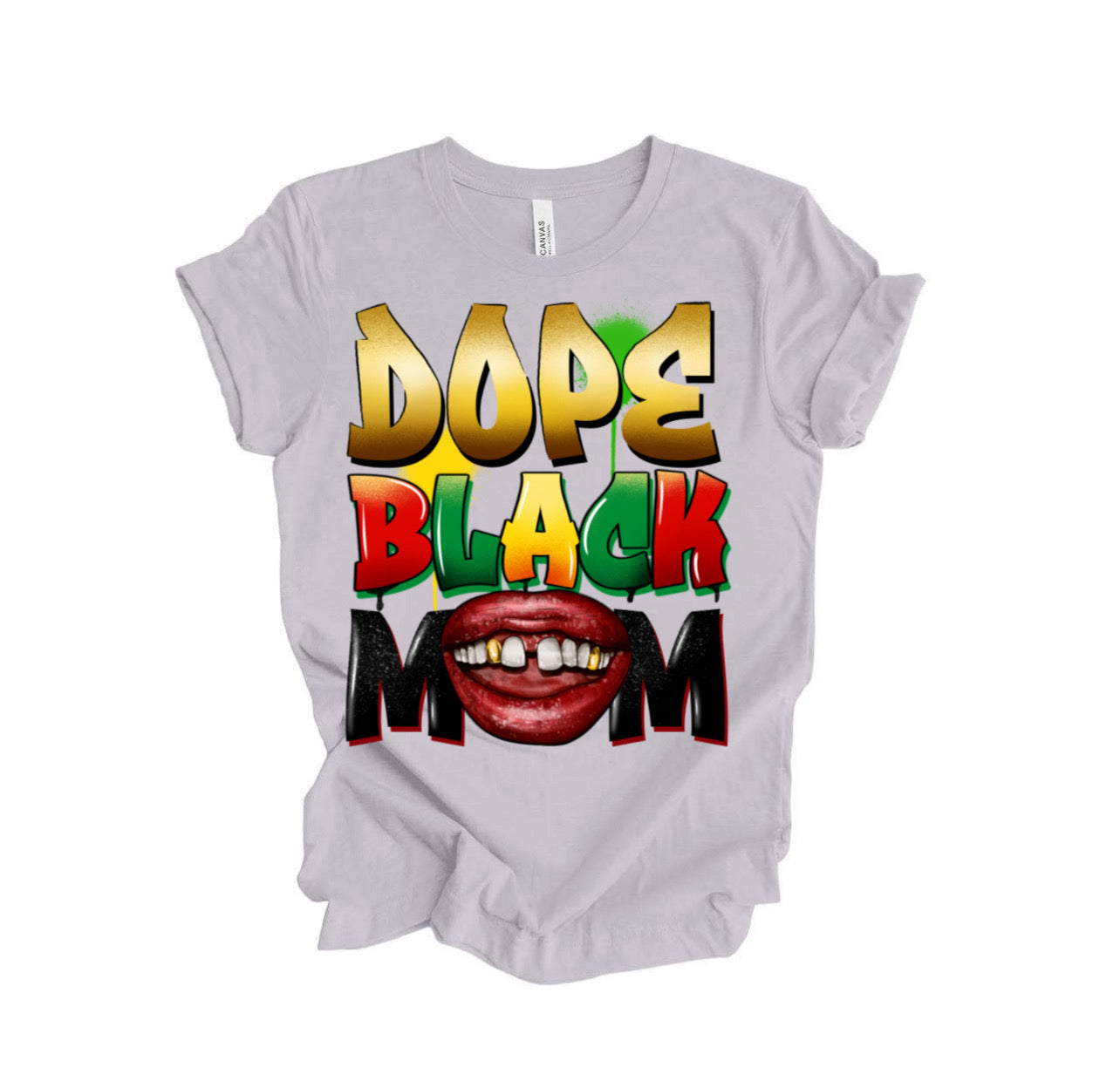 Dope Black Mom / 10” Width DTF Transfer (E-6)