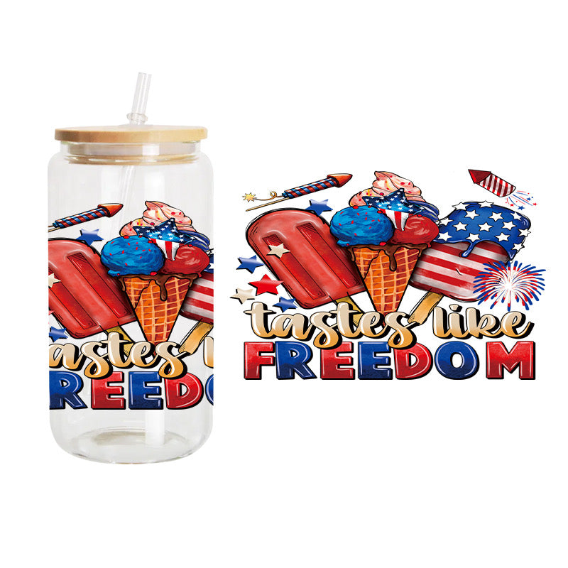 Taste Like Freedom / UV DTF Transfer 6” Width 4” Height