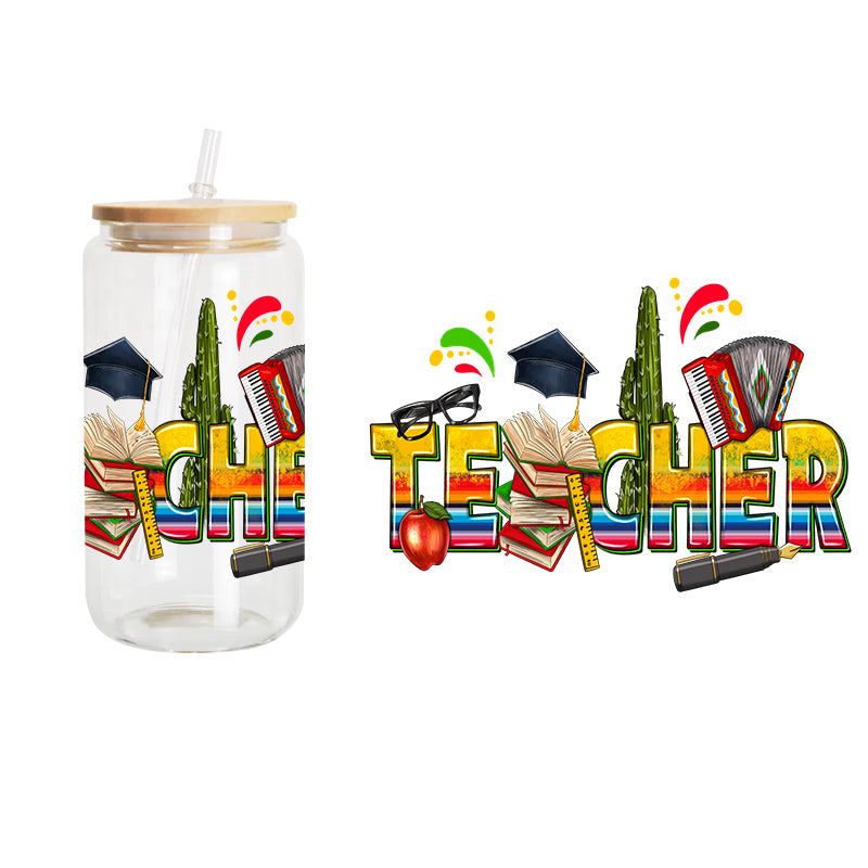 Cinco Teacher / UV DTF Transfer 6” Width 4” Height (JJ-7)