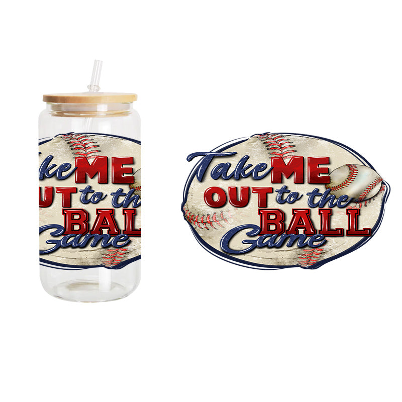 Ball Game / UV DTF Transfer 6” Width 4” Height (HH-13)