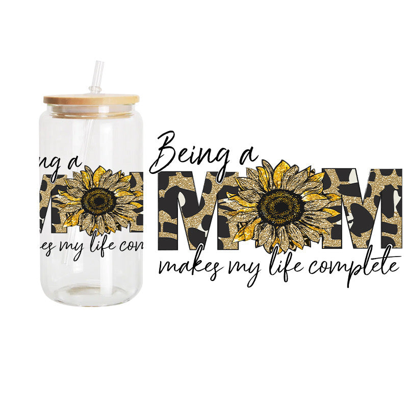Being A Mom / UV DTF Transfer 6” Width 4” Height (EE-10)
