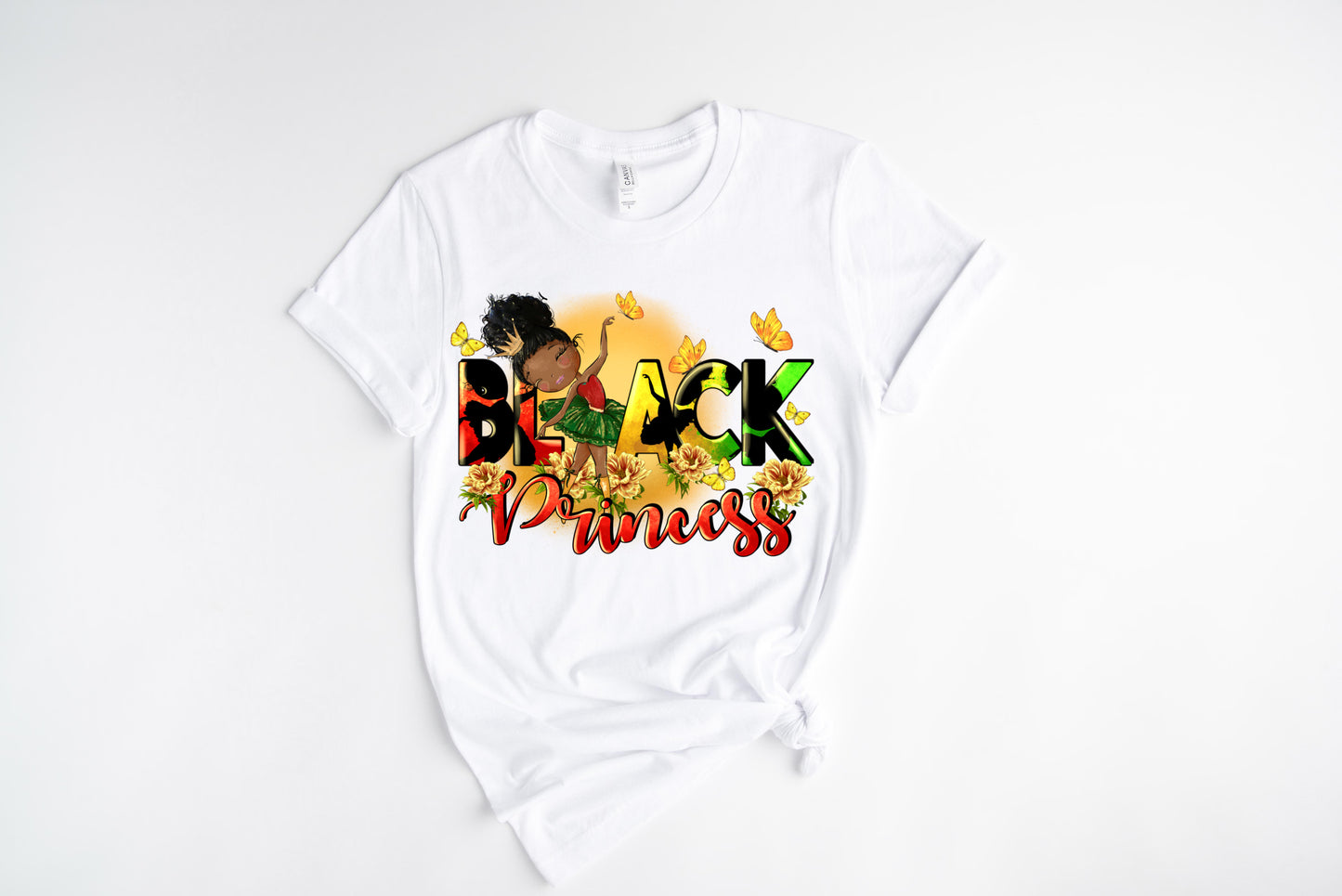 Black Princess / 10”Width DTF Transfer (K-11)