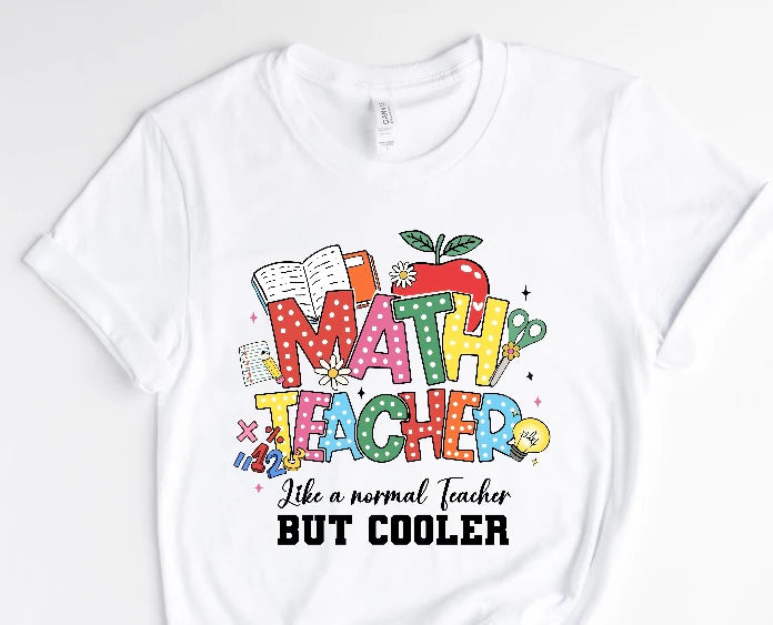 Math Teacher / 10” Width DTF Transfer