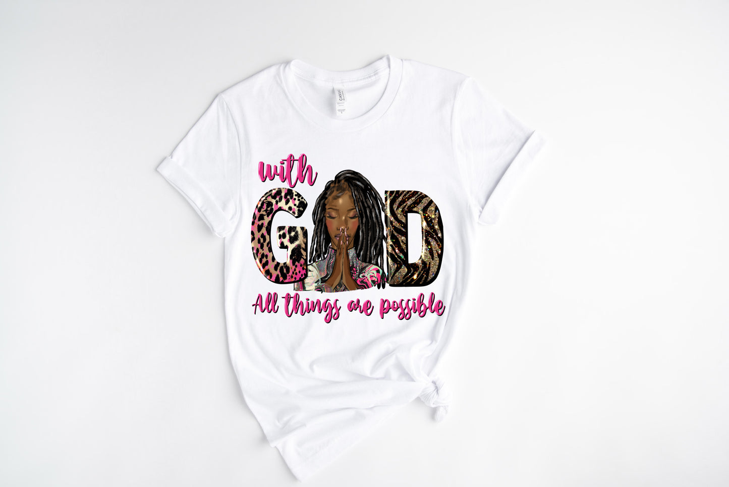 All Things Are Possible Pink / 10” Width DTF Transfer (G-33)