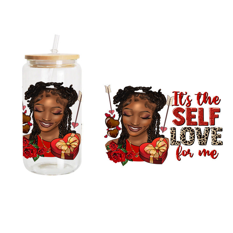 It’s The Self Love Red / UV DTF Transfer 6” Width 4” Height (LL-5)
