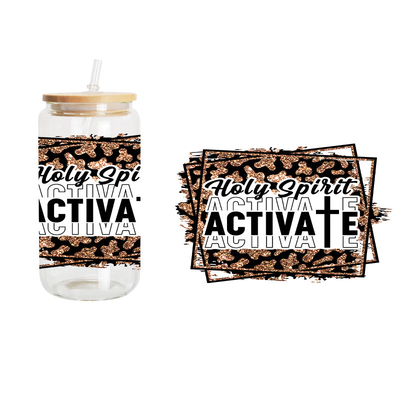 Activate / UV DTF Transfer 6” Width 4” Height (GG-12)