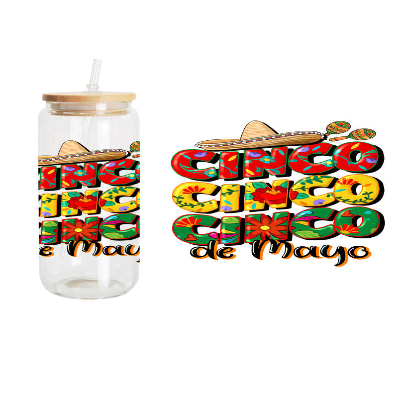 Cinco 3x / UV DTF Transfer 6” Width 4”Height (JJ-3)