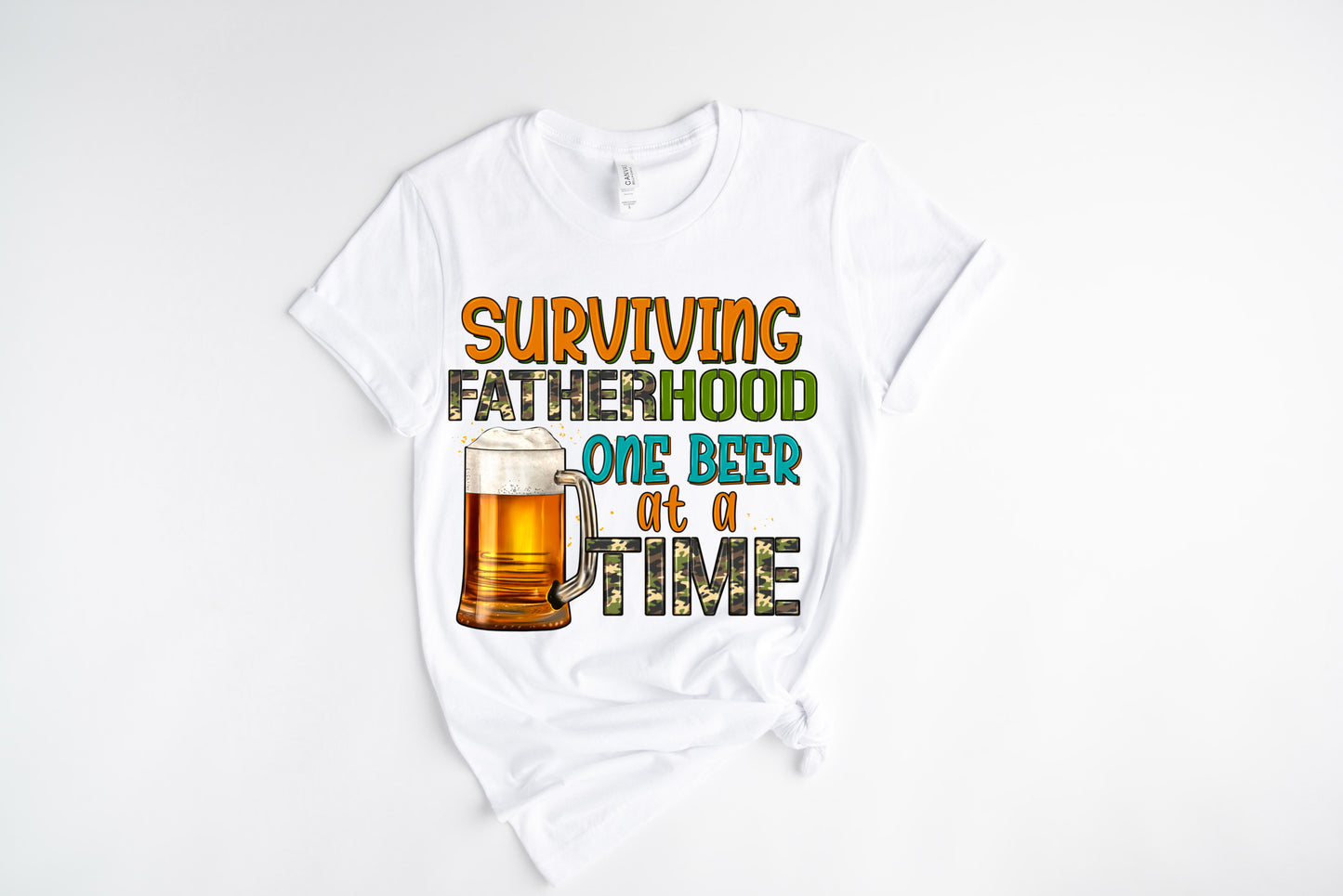 Surviving Fatherhood/ 10” Width DTF Transfer (F-11)
