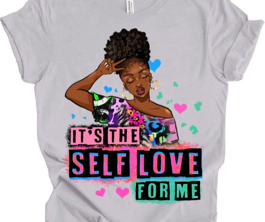 Self Love / 10” Width DTF Transfer (G-16)