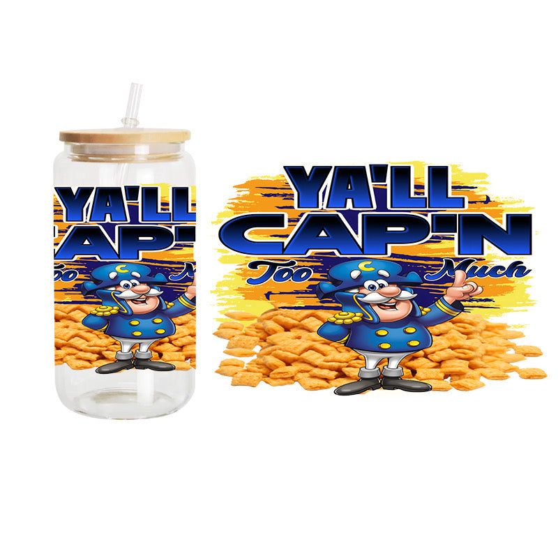 Yall Capping / UV DTF Transfer 6” Width 4” Height (HH-10)
