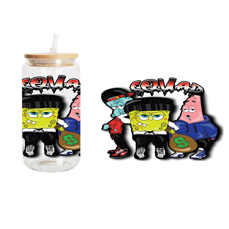 Squad / UV DTF Transfer 6” Width 4” Height (HH-14)