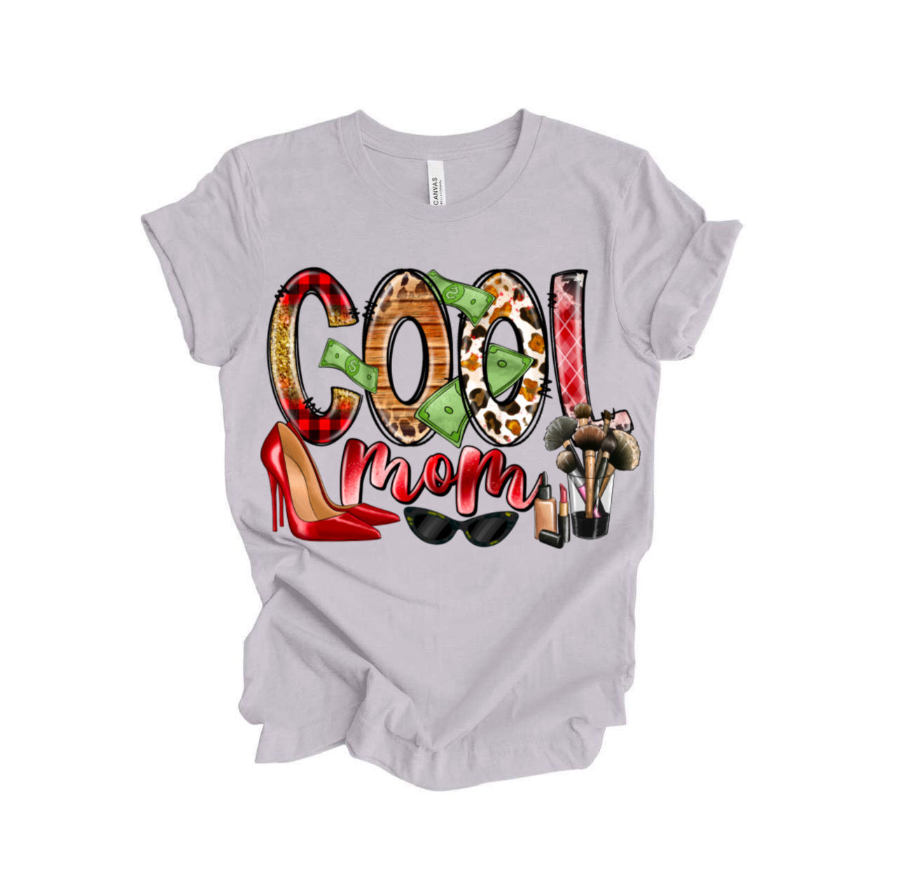 Cool Mom Heels / 10” Width DTF Transfer (E-5)