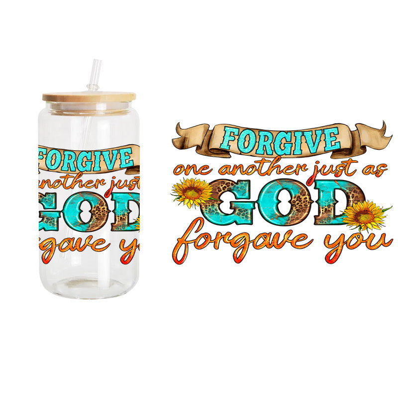 Forgive One Another / UV DTF Transfer 6” Width 4” Height (GG-2)