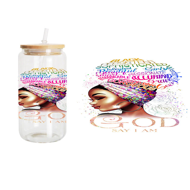 God Says Colors / UV DTF Transfer 6” Width 4” Height (GG-1)