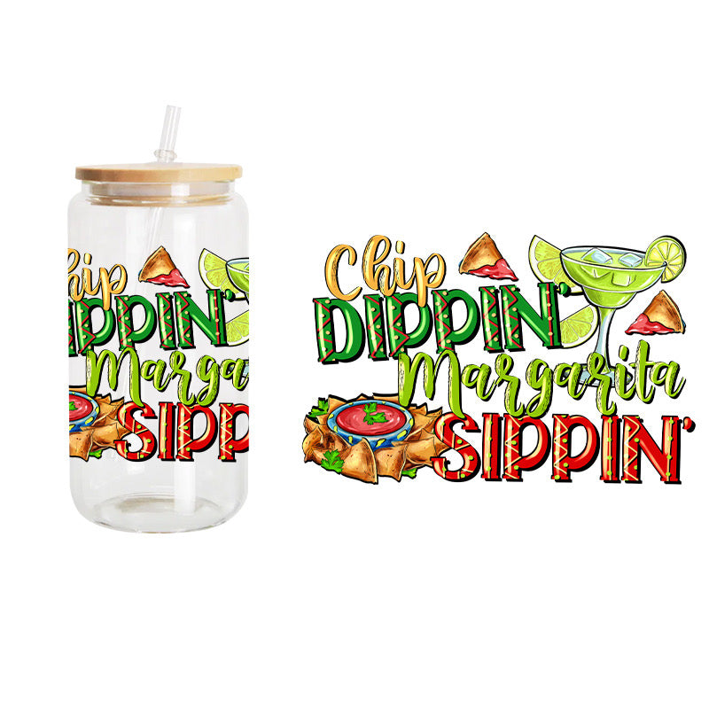 Chip Dipping / UV DTF Transfer 6” Width 4” Height (JJ-5)