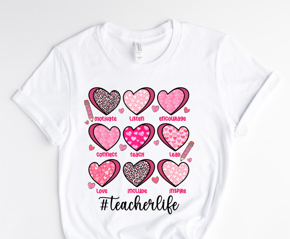 Teacher Life / DTF Transfer 10” Width (A-12)