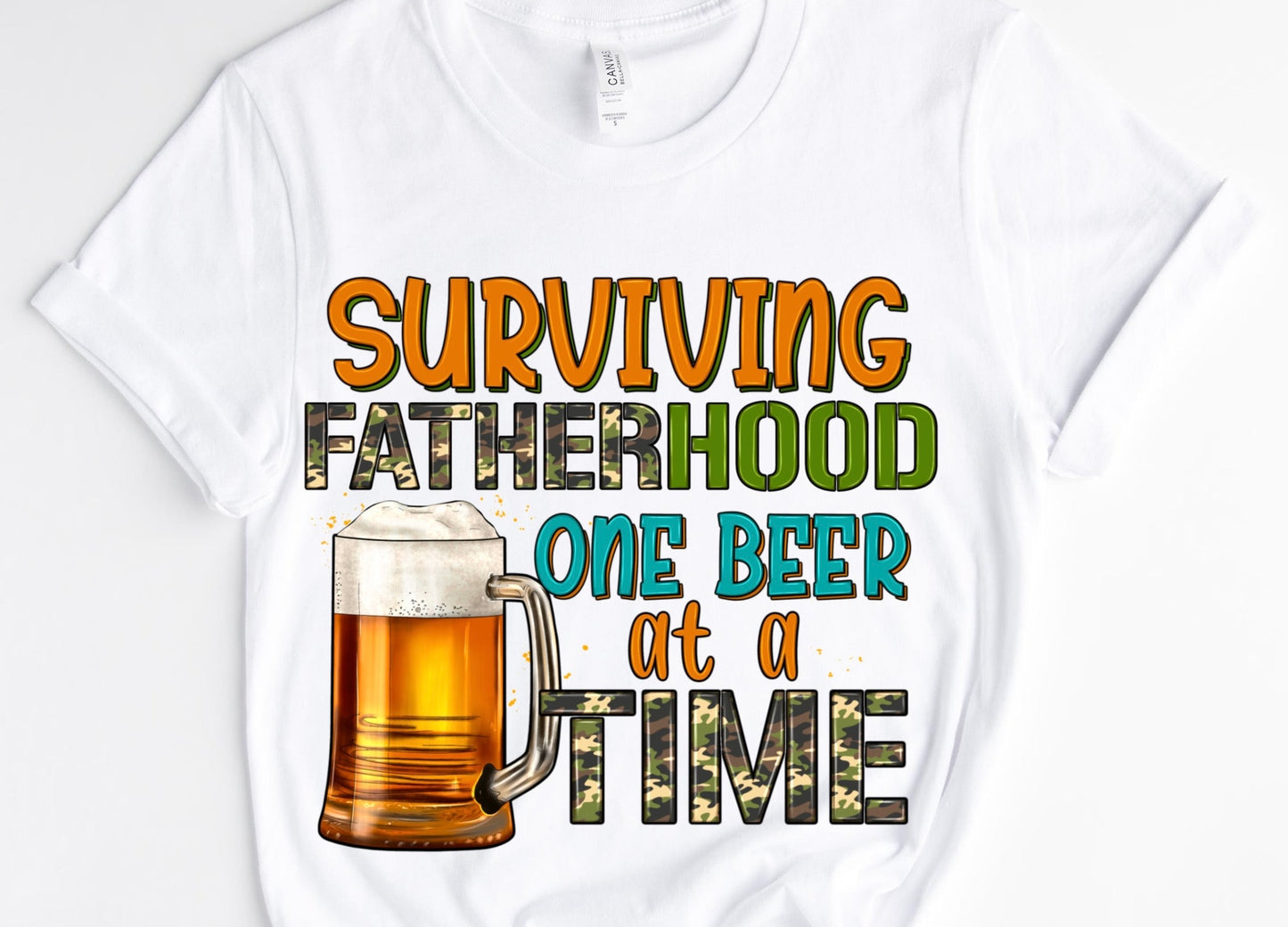 Surviving Fatherhood/ 10” Width DTF Transfer (F-11)
