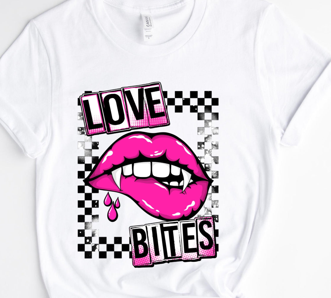 Love Bites / DTF Transfer 10” Width (A-15)