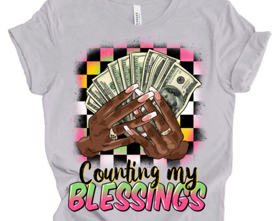 Counting Blessings / 10” DTF Transfer (G-20)