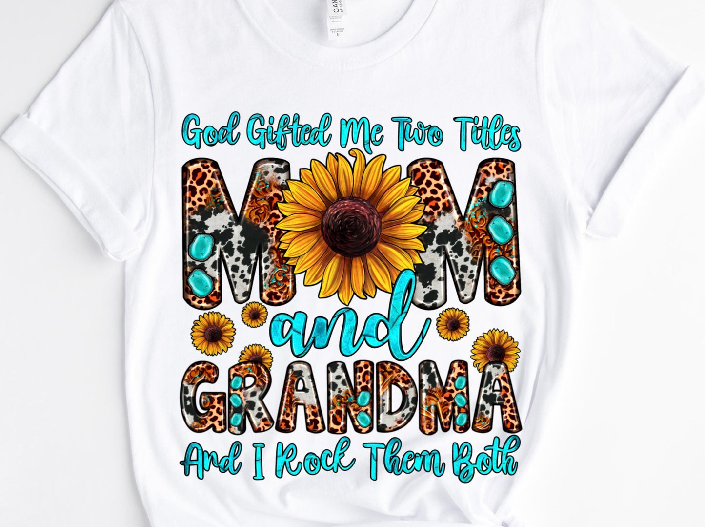 Mom And Grandma / 10” Width DTF Transfer (E-17)
