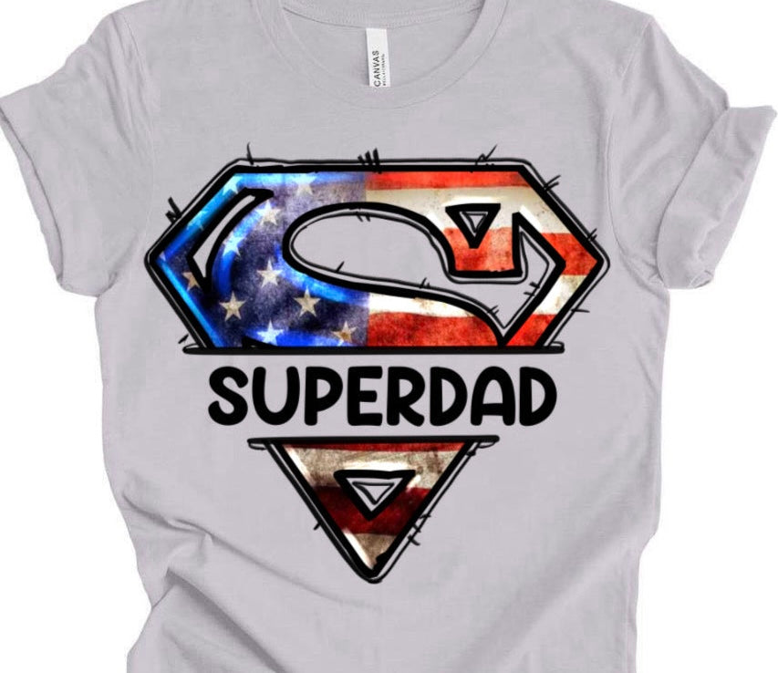 Super Dad / 10” Width DTF Transfer (F-1)