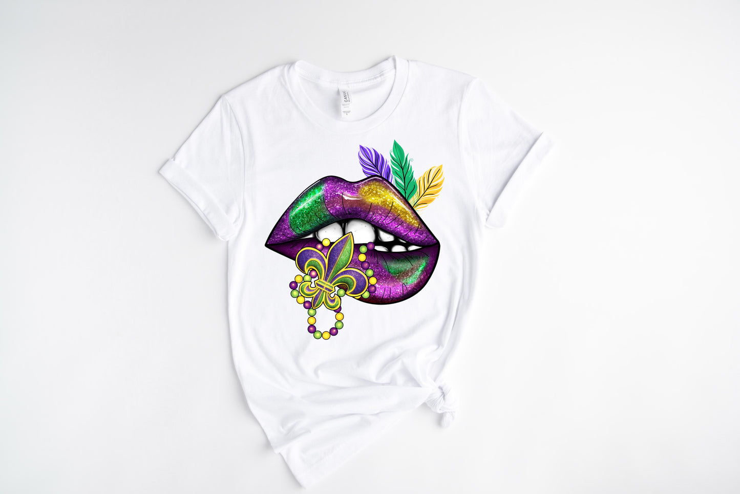 Mardi Lips / DTF Transfer 10” Width (C-9)