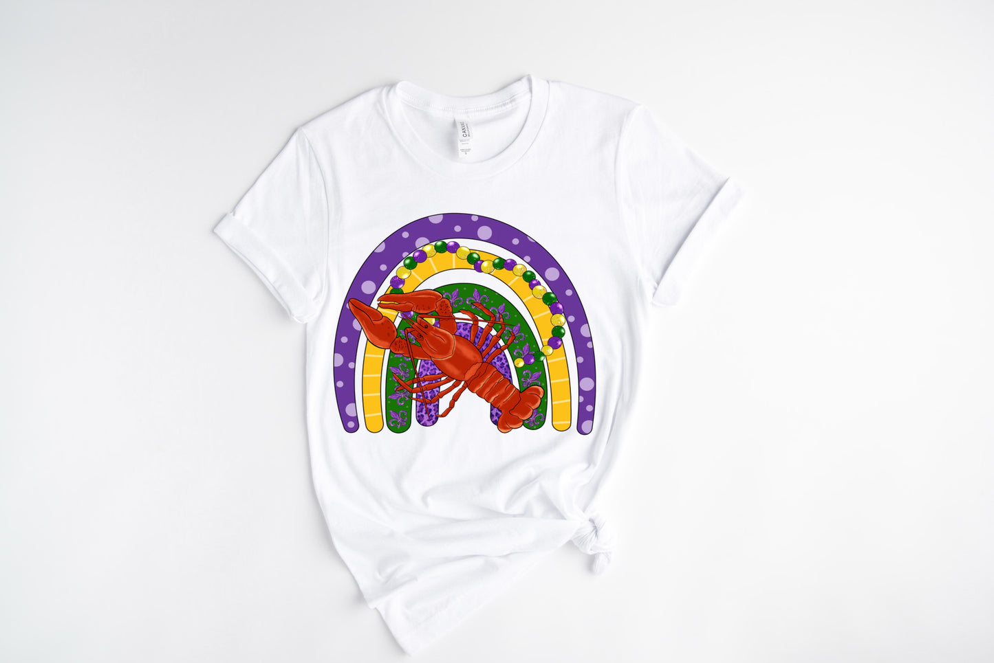 Lobster Rainbow / DTF Transfer 10” Width (C-4)