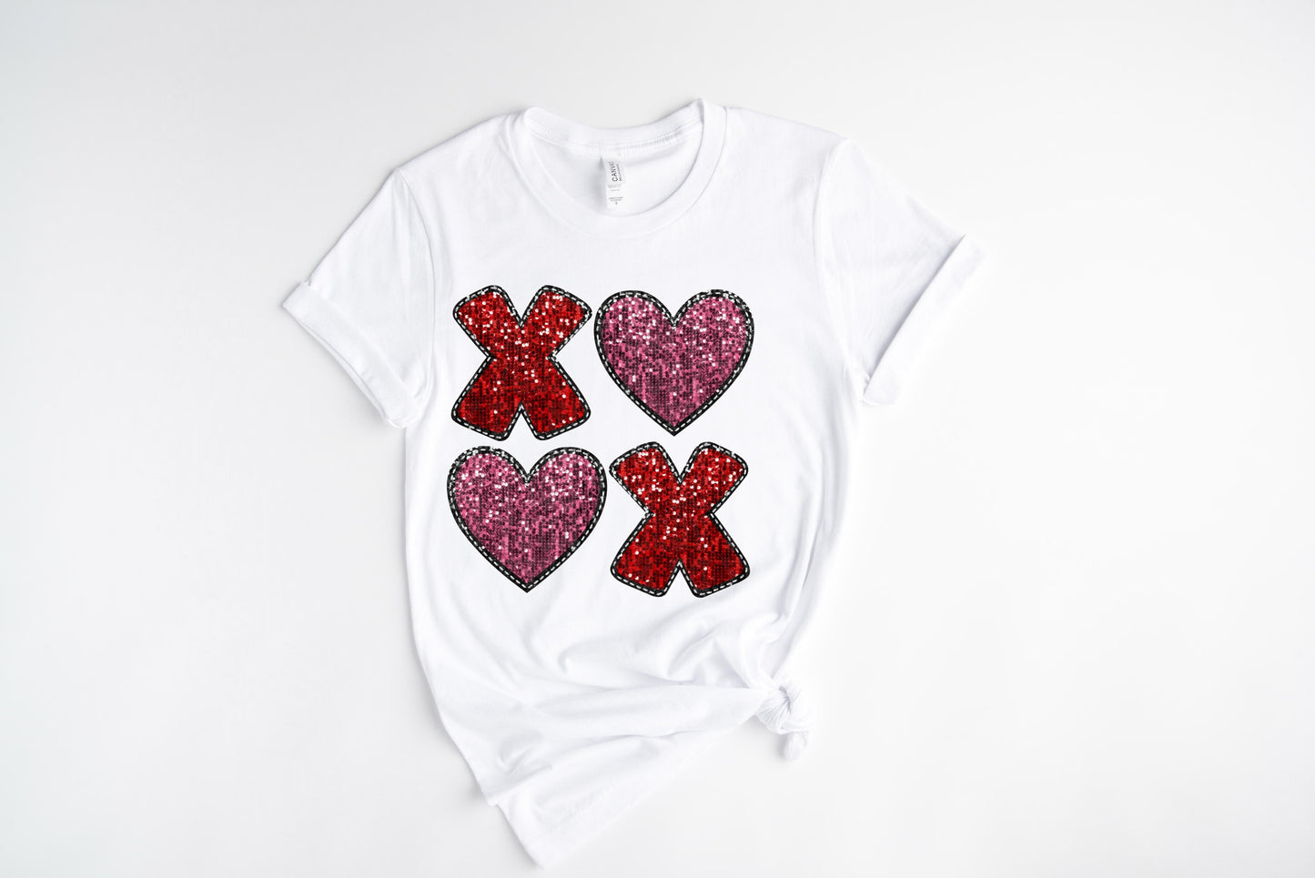 Glitter Xo / DTF Transfer 10” Width (A-50)