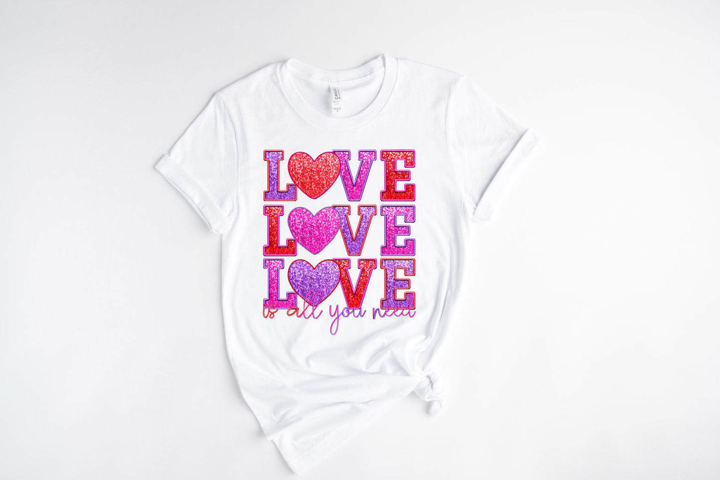 Love All You Need / DTF Transfer 10” Width (A-49)