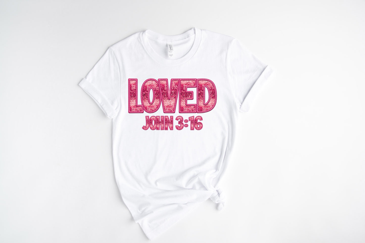 Loved 3:16 /DTF Transfer 10” Width (A-29)