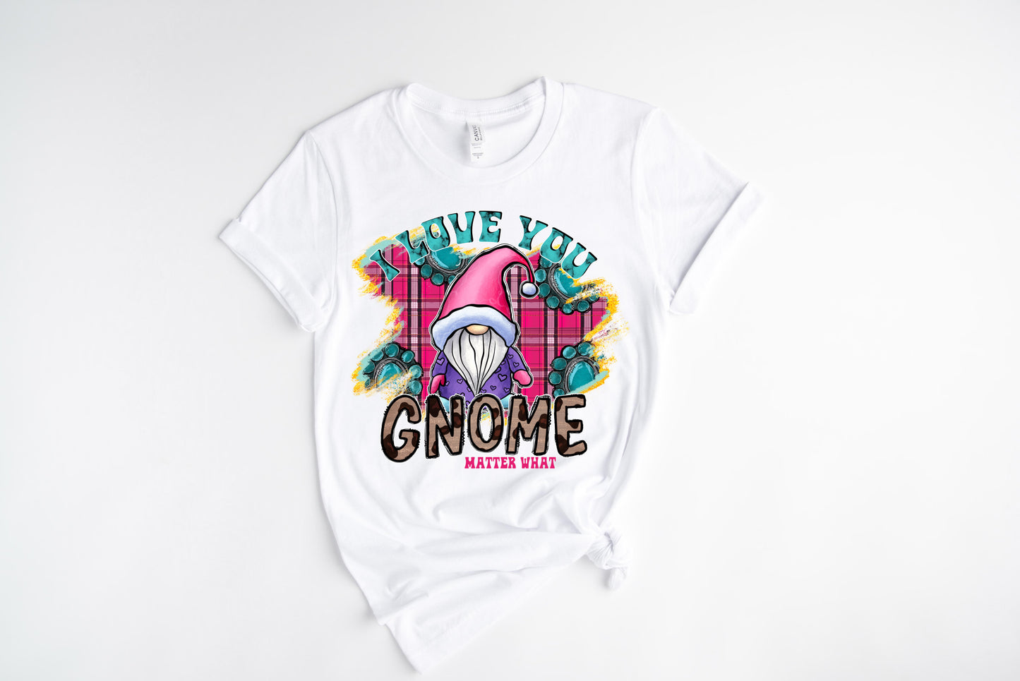 Gnome Matter What / DTF Transfer 10” Width (A-22)