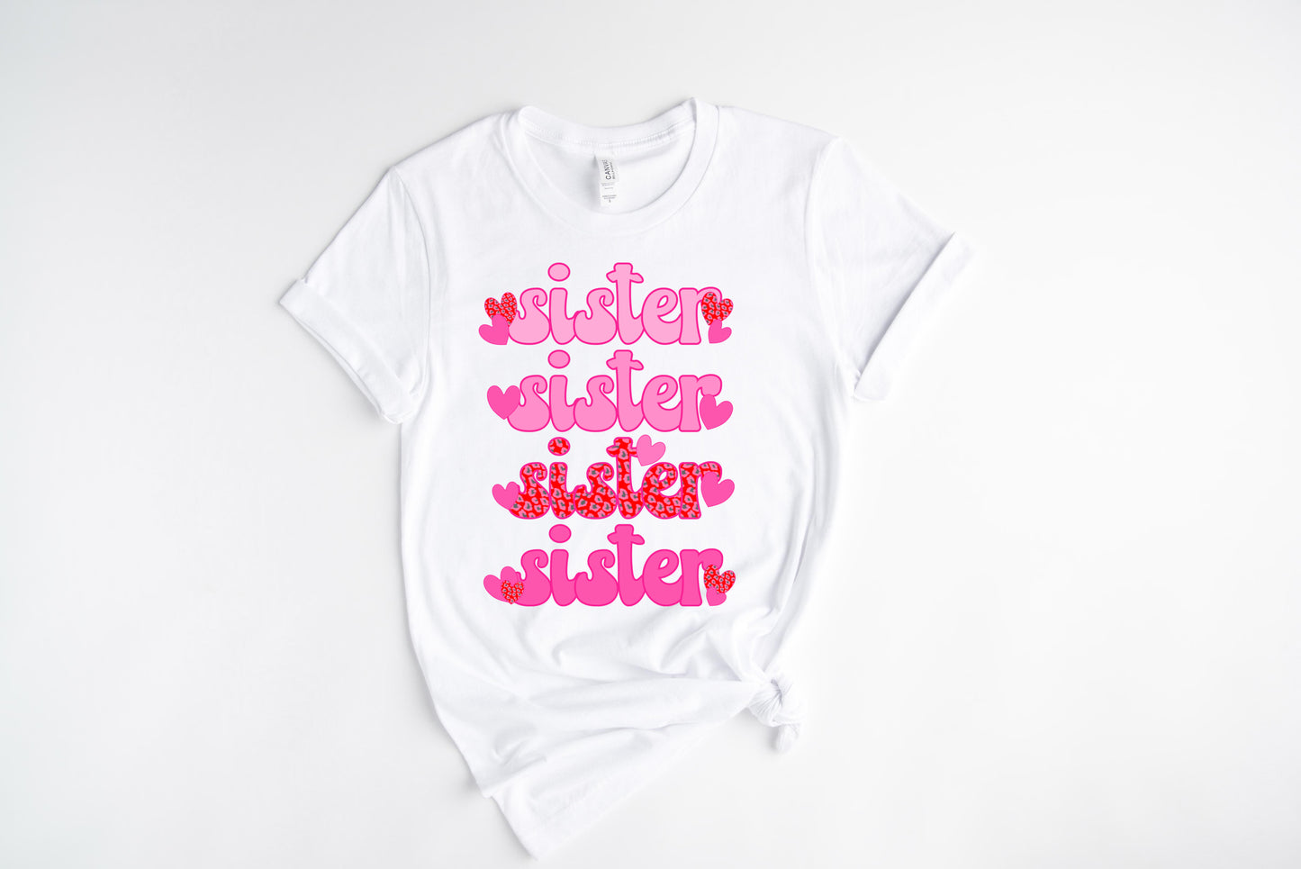 4x Sister Love / DTF Transfer 10” Width (A-17)