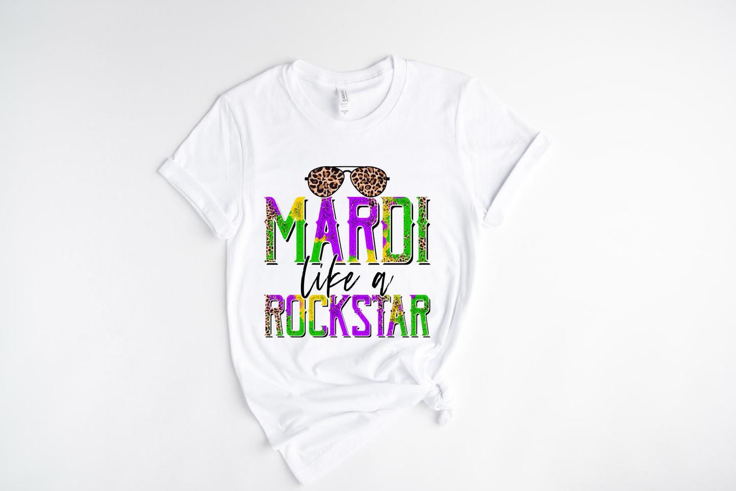 Rockstar Mardi / DTF Transfer 10” Width (C-44)