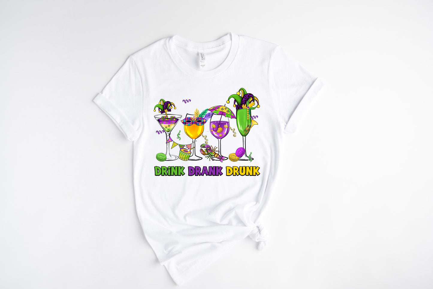 Drink Drunk / DTF Transfer 10” Width (C-50)