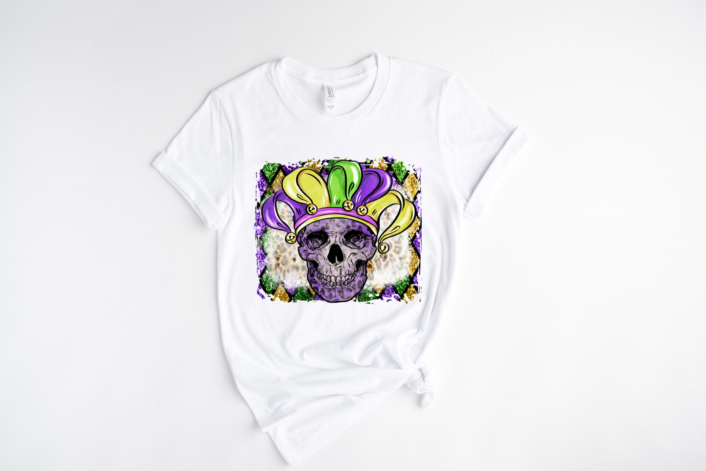 Mardi Skeleton / DTF Transfer 10” Width (C-42)