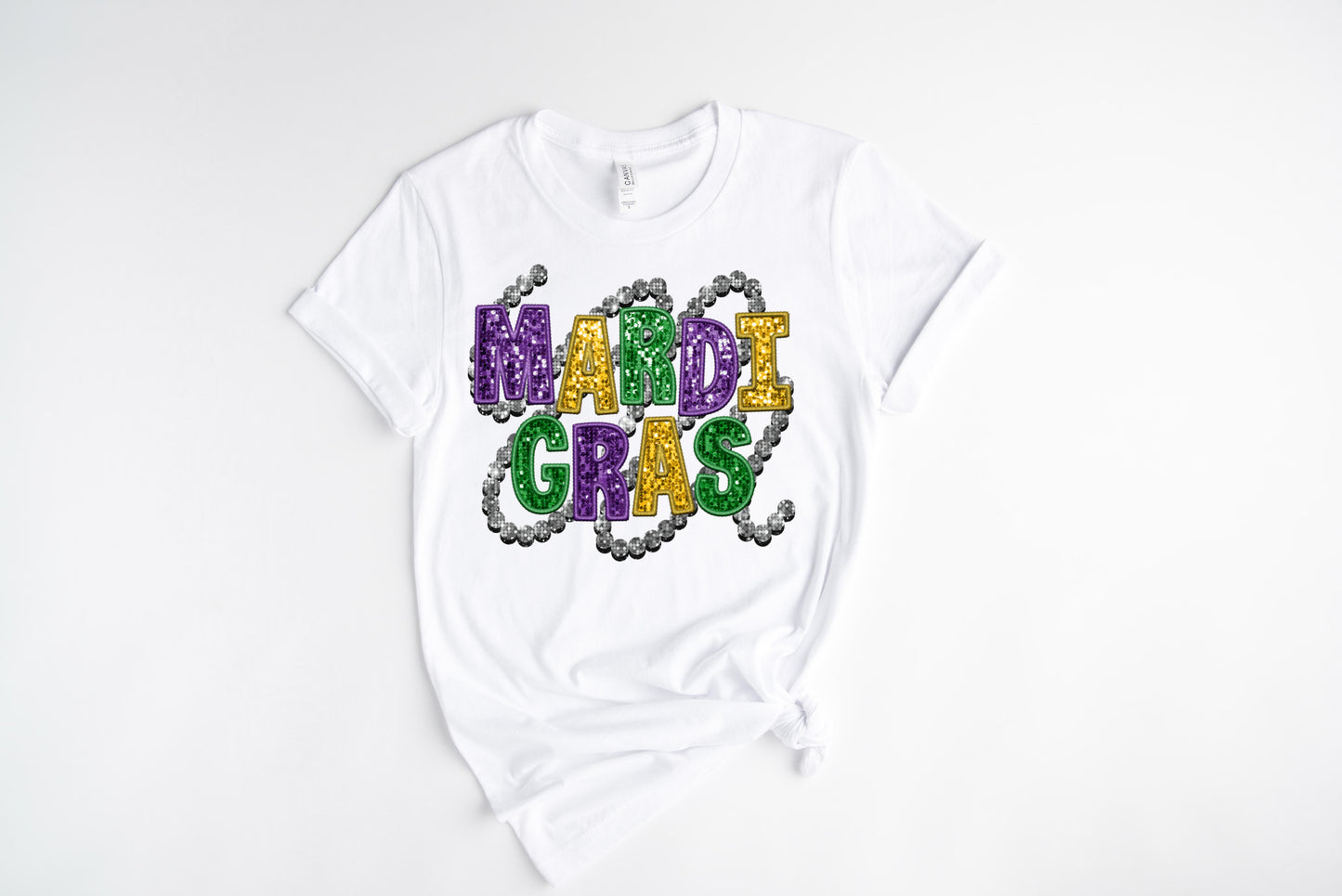 Diamond Mardi Gras / DTF Transfer 10” Width (C-28)