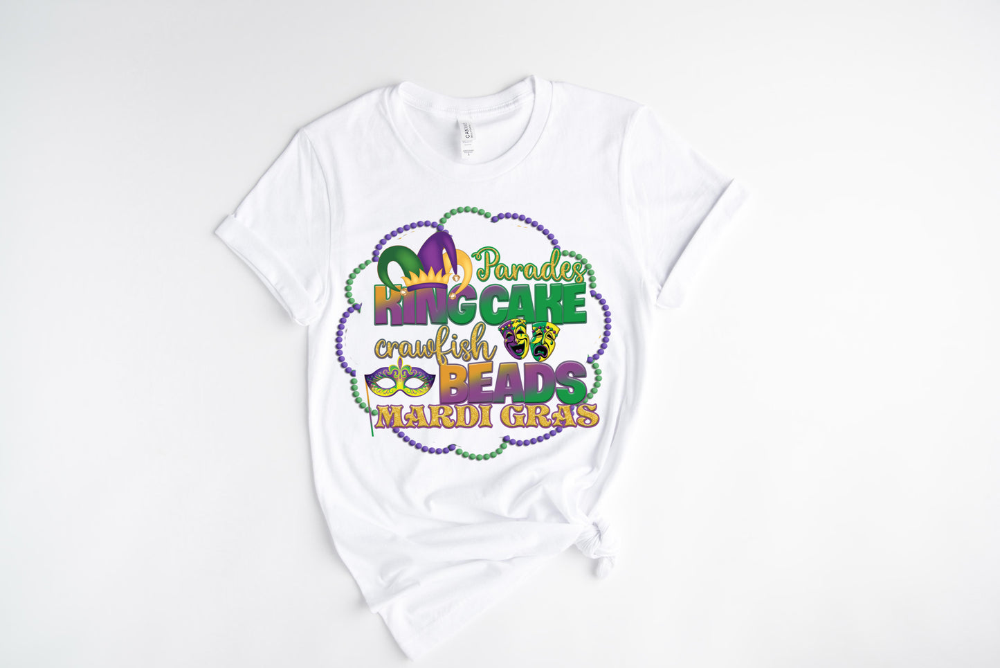 King Cake / DTF Transfer 10” Width (C-40)