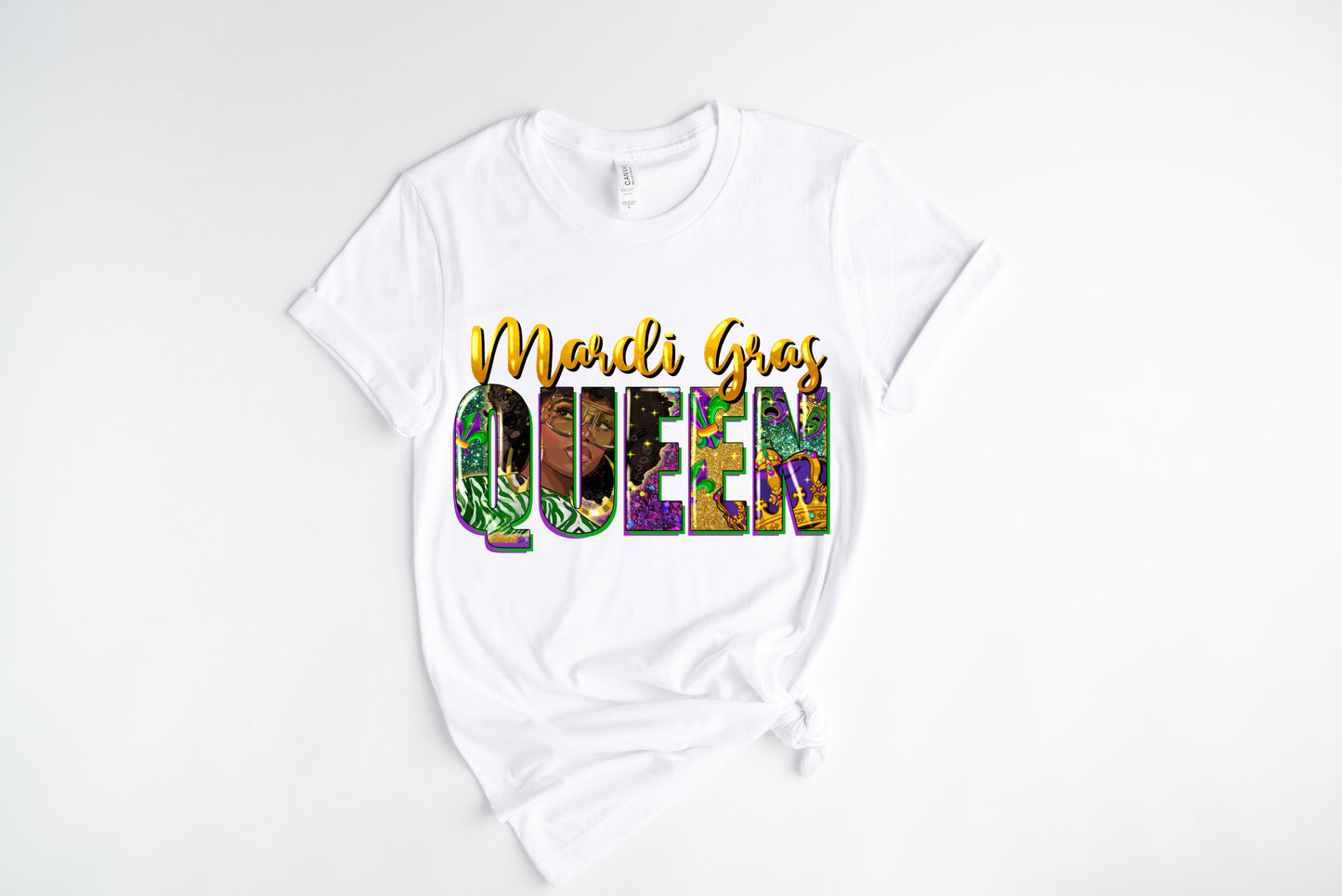 Queen Of Mardi / DTF Transfer 10” Width (C-56)