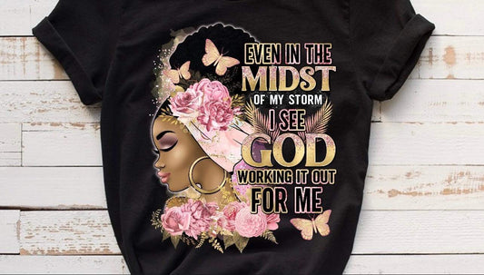 In The Midst Pink / 10” Width DTF Transfer
