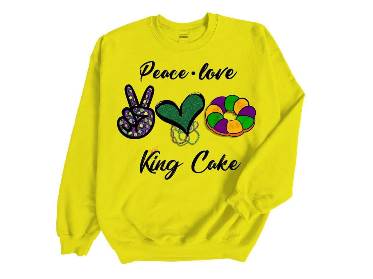 KING CAKE Peace /10” DTF TRANSFER