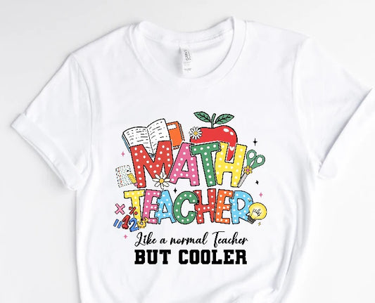 Math Teacher / 10” Width DTF Transfer