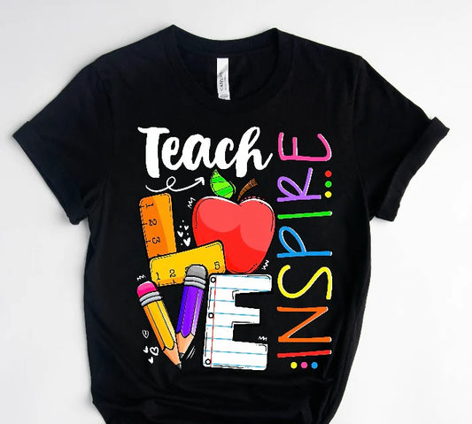 Love Apple Inspire / 10” Width DTF Transfer