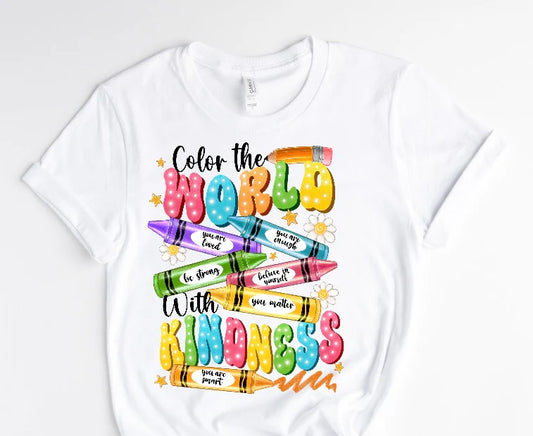 Color The World / 10” Width DTF Transfer