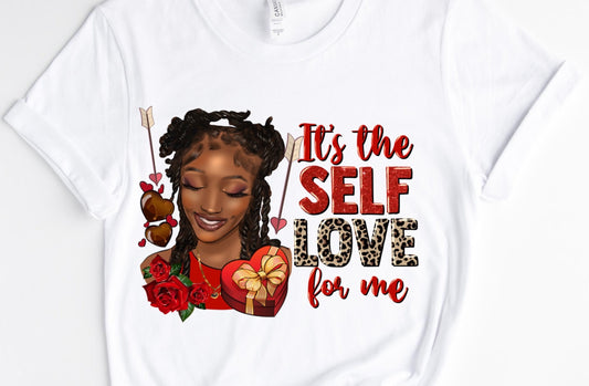 Self Love Red / 10” Width DTF Transfer (G-31)